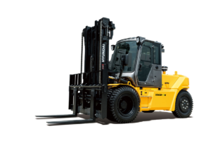 Hyundai 100D-9V Diesel Forklift angle